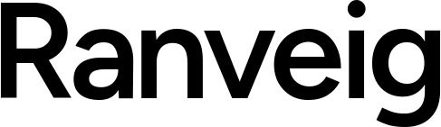Vorschau des Bootsnamens "Ranveig" als Schriftzug für "Bootsbeschriftung Fett 18"