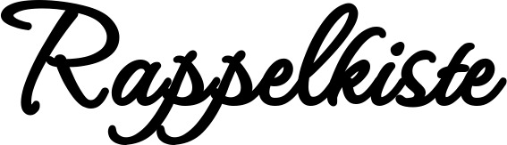 Vorschau des Bootsnamens "Rappelkiste" als Schriftzug für "Bootsbeschriftung Klassisch 111"