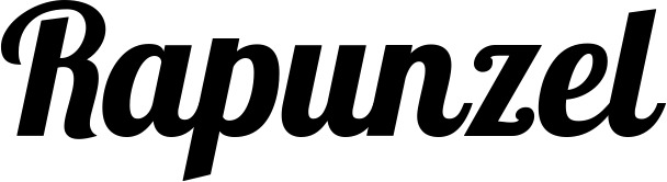 Vorschau des Bootsnamens "Rapunzel" als Schriftzug für "Bootsbeschriftung Neu 60"