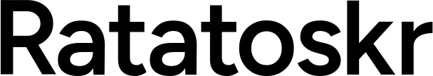 Vorschau des Bootsnamens "Ratatoskr" als Schriftzug für "Bootsbeschriftung Fett 18"