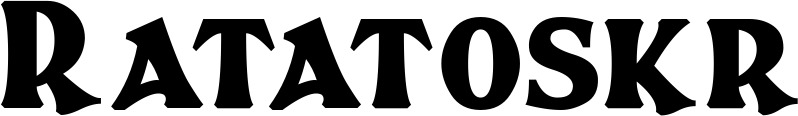 Vorschau des Bootsnamens "Ratatoskr" als Schriftzug für "Bootsbeschriftung Neu 37"