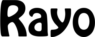 Vorschau des Bootsnamens "Rayo" als Schriftzug für "Bootsbeschriftung Fett 01"