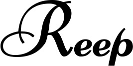 Vorschau des Bootsnamens "Reep" als Schriftzug für "Bootsbeschriftung Klassisch 76-A"