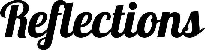 Vorschau des Bootsnamens "Reflections" als Schriftzug für "Style Neu 60"