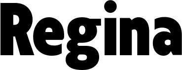 Vorschau des Bootsnamens "Regina" als Schriftzug für "Bootsbeschriftung Fett 24"