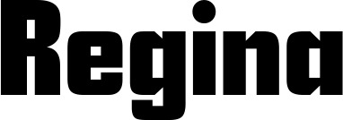 Vorschau des Bootsnamens "Regina" als Schriftzug für "Bootsbeschriftung Neu 11"