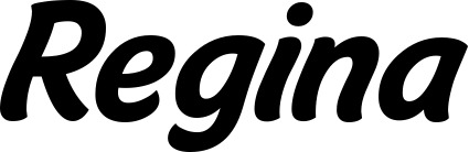Bootsname 'Regina' angezeigt als 'Bootsbeschriftung Klassisch 14'