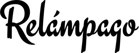Vorschau des Bootsnamens "Relámpago" als Schriftzug für "Bootsbeschriftung Klassisch 63"