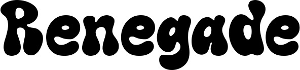 Vorschau des Bootsnamens "Renegade" als Schriftzug für "Bootsbeschriftung Neu 62"