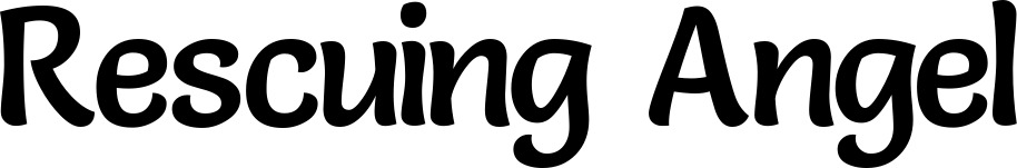 Vorschau des Bootsnamens "Rescuing Angel" als Schriftzug für "Bootsbeschriftung Klassisch 94"