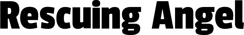 Vorschau des Bootsnamens "Rescuing Angel" als Schriftzug für "Bootsbeschriftung Fett 30"