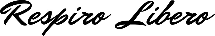 Vorschau des Bootsnamens "Respiro Libero" als Schriftzug für "Bootsbeschriftung Klassisch 82"
