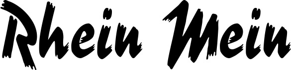 Vorschau des Bootsnamens "Rhein Mein" als Schriftzug für "Bootsbeschriftung Neu 10"