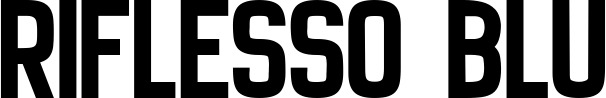 Vorschau des Bootsnamens "Riflesso Blu" als Schriftzug für "Bootsbeschriftung Neu 58"