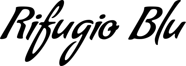 Vorschau des Bootsnamens "Rifugio Blu" als Schriftzug für "Bootsbeschriftung Klassisch 57"
