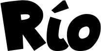 Vorschau des Bootsnamens "Río" als Schriftzug für "Bootsbeschriftung Neu 48"