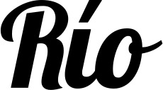 Vorschau des Bootsnamens "Río" als Schriftzug für "Bootsbeschriftung Neu 60"