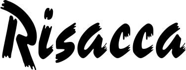 Vorschau des Bootsnamens "Risacca" als Schriftzug für "Bootsbeschriftung Neu 10"