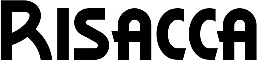 Vorschau des Bootsnamens "Risacca" als Schriftzug für "Bootsbeschriftung Neu 26"