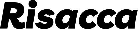 Vorschau des Bootsnamens "Risacca" als Schriftzug für "Bootsbeschriftung Kursiv 06"