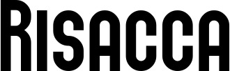 Vorschau des Bootsnamens "Risacca" als Schriftzug für "Bootsbeschriftung Neu 43"