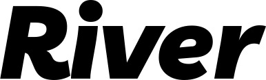 Vorschau des Bootsnamens "River" als Schriftzug für "Bootsbeschriftung Kursiv 06"