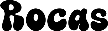 Vorschau des Bootsnamens "Rocas" als Schriftzug für "Bootsbeschriftung Neu 62"