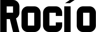 Vorschau des Bootsnamens "Rocío" als Schriftzug für "Bootsbeschriftung Neu 34"