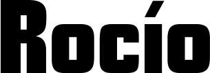 Vorschau des Bootsnamens "Rocío" als Schriftzug für "Bootsbeschriftung Neu 11"