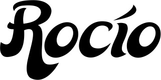 Vorschau des Bootsnamens "Rocío" als Schriftzug für "Bootsbeschriftung Klassisch 33"