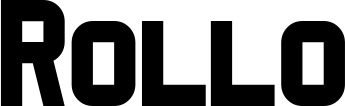 Vorschau des Bootsnamens "Rollo" als Schriftzug für "Bootsbeschriftung Neu 34"