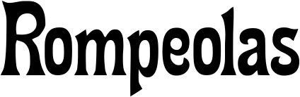 Vorschau des Bootsnamens "Rompeolas" als Schriftzug für "Bootsbeschriftung Neu 44"