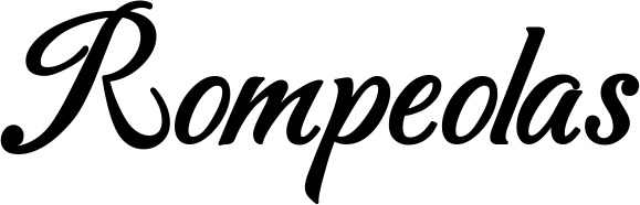 Vorschau des Bootsnamens "Rompeolas" als Schriftzug für "Bootsbeschriftung Klassisch 50"