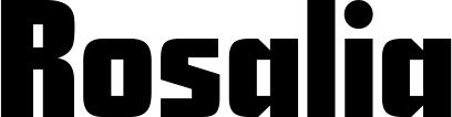 Vorschau des Bootsnamens "Rosalia" als Schriftzug für "Bootsbeschriftung Neu 11"