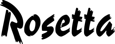 Vorschau des Bootsnamens "Rosetta" als Schriftzug für "Bootsbeschriftung Neu 10"