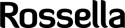 Vorschau des Bootsnamens "Rossella" als Schriftzug für "Bootsbeschriftung Normal 06"