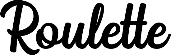 Vorschau des Bootsnamens "Roulette" als Schriftzug für "Bootsbeschriftung Klassisch 43"