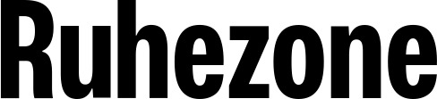 Vorschau des Bootsnamens "Ruhezone" als Schriftzug für "Bootsbeschriftung Fett 25"