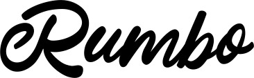 Vorschau des Bootsnamens "Rumbo" als Schriftzug für "Bootsbeschriftung Klassisch 102"