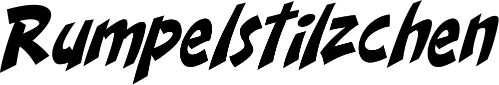 Vorschau des Bootsnamens "Rumpelstilzchen" als Schriftzug für "Bootsbeschriftung Klassisch 31"