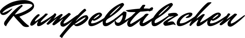 Vorschau des Bootsnamens "Rumpelstilzchen" als Schriftzug für "Style Klassisch 82"