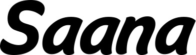 Vorschau des Bootsnamens "Saana" als Schriftzug für "Bootsbeschriftung Klassisch 14"