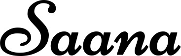 Bootsname 'Saana' angezeigt als 'Bootsbeschriftung Klassisch 84'