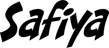 Vorschau des Bootsnamens "Safiya" als Schriftzug für "Bootsbeschriftung Klassisch 31"