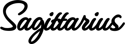 Vorschau des Bootsnamens "Sagittarius" als Schriftzug für "Style Klassisch 111"