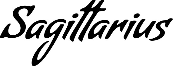 Vorschau des Bootsnamens "Sagittarius" als Schriftzug für "Bootsbeschriftung Klassisch 57"