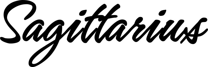 Vorschau des Bootsnamens "Sagittarius" als Schriftzug für "Bootsbeschriftung Klassisch 71"