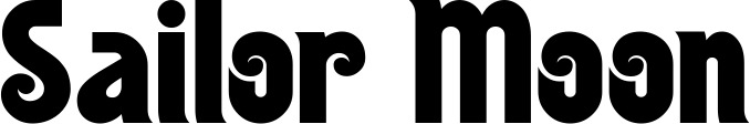 Vorschau des Bootsnamens "Sailor Moon" als Schriftzug für "Style Neu 32"