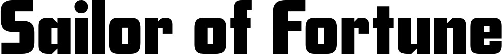 Vorschau des Bootsnamens "Sailor of Fortune" als Schriftzug für "Bootsbeschriftung Neu 11"