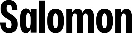Vorschau des Bootsnamens "Salomon" als Schriftzug für "Bootsbeschriftung Fett 25"